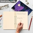 thumbnail image 4 of FORMRS 1-Subject Spiral Notebook 8" x 5" College Ruled 60 Refillable Sheet A5 Hard Cover, 2 Pack, Purple Street, 4 of 7