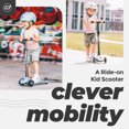thumbnail image 2 of Scoot & Ride Stand-up Scooter for Toddlers, Ages 3-6, Highwaykick 3, Steel, 2 of 12