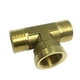 thumbnail image 4 of Tee de de de 3 Vías ón de 1/2 , Conector Adaptador en apariencia de de Válvula de ángulo, de de Espesar DYNWAVEMX Adaptador de rosca de latón de 3 vías, 4 of 8