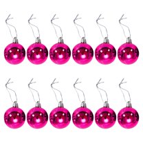TOPRenddon Small Christmas Ball Ornaments,12 Pcs Of Christmas Ball Ornaments Shatterproof Christmas Decorations Christmas Tree Wedding Party Decorations Ball, 3cm