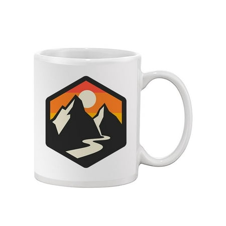 

Mountains Icon Design. Mug -Image by Shutterstock