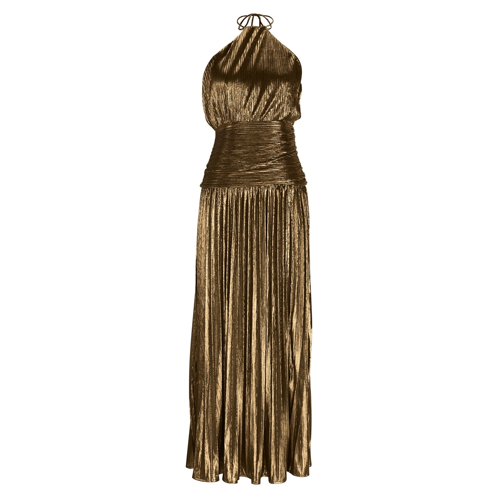 Sentmoon Plus Size Spring Dress Trendy Beach Vacation Dresses 2026 Summer Solid Color Slit Regular Fit Spaghetti Strap Womens Athletic Dress for Work and Office Bronze L