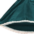 thumbnail image 6 of Faux Leather Pleated Mini Skirt for Women High Waisted Lace Hem A Line Mini Skirt, 6 of 6