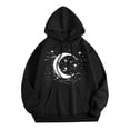 thumbnail image 3 of TINZ Sweat à Capuche Décontracté Automne/hiver pour Femmes, Imprimé Lune, Sport, 3TG, 3 of 3
