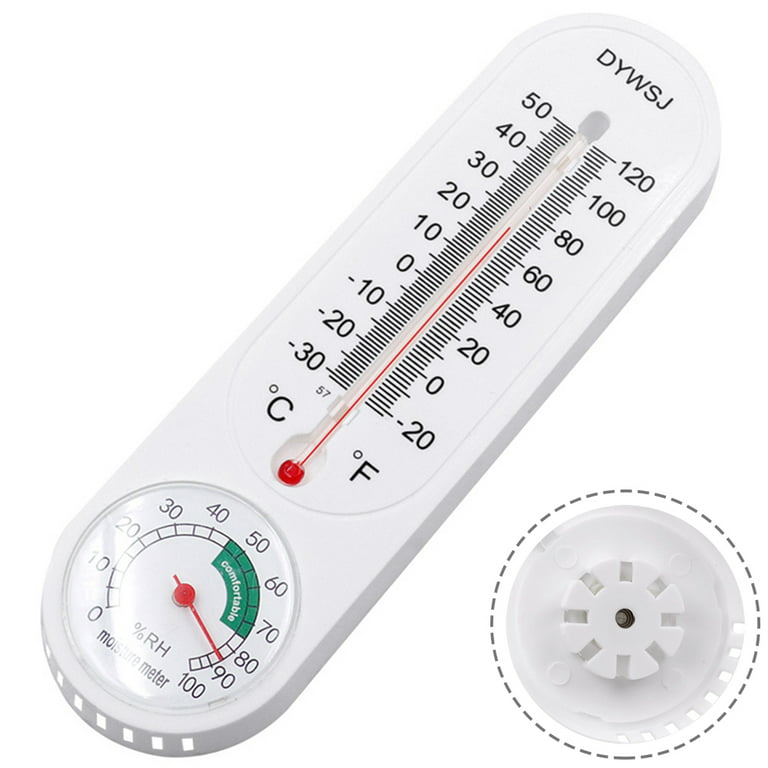 Large Outdoor Wall Analog Patio Thermometer Mounting Bracket Temperature Reader