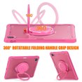 thumbnail image 4 of XYX for iPad Pro 12.9 inch Case 6th/5th/4th/3rd Generation, 360 Rotating Hand Grip, Shoulder Strap, Heavy Duty Drop Protection, Rose, 4 of 7