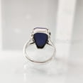 thumbnail image 7 of Coffin Lapis Lazuli Ring, Natural Afghani Lapis Ring, September Birthstone Ring, Womens Ring, Coffin Ring, 925 Sterling Silver, Christmas, Handmade, Statement Jewelry, Coffin Shape Gemstone Ring, 7 of 7