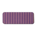 thumbnail image 1 of Abstract Computer Mouse Pad, Vivid Geometric Pattern in Violet Tones Polygonal, Rectangle Non-Slip Rubber Mousepad Large, 31" x 12" Gaming Size, Indigo Marigold, by Ambesonne, 1 of 2