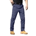 thumbnail image 3 of UDAUDU Men's Hiking Pants Stretch Waterproof 2026 Durable Cargo Pants for Hiking Outdoor Casual Work Multi Pockets Navy L, 3 of 7