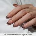 thumbnail image 2 of Lámpara BtartBox de Press On Nails, con punta francesa de leopardo curable, 2 of 7
