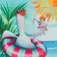 thumbnail image 4 of Northlight Beach Duck "Life Is Good" Outdoor Garden Flag 18" x 12.5", 4 of 5