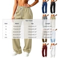 thumbnail image 5 of Vrorvz Womens Sweatpant Drawstring Elastic Waisted Pant Summer Work Athletic Yoga Sweatpants for Ladies, 5 of 5