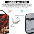 thumbnail image 5 of Horror Freddy Krueger Portable Lunch Bag, Insulated Lunch Box Reusable Lunch Totes Bag For Camping Hiking Travel Picnic, 5 of 8