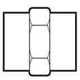 thumbnail image 2 of Anderson Fittings Coupler Fitting 103A-D 15/16 Inch Hex; Straight; Without O-Ring; Brass; Single; Not For Use With Potable Water, 2 of 2