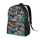 thumbnail image 2 of Fotbe Colorful Carp Streamer Mochila de Viaje para Laptop, Mochila Ejecutiva Delgada y Resistente 15.6", 2 of 8