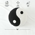 thumbnail image 4 of Mainstays 16" x 16" Yin-Yang Decorative Pillow, Black and White, 4 of 7