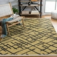 thumbnail image 4 of Yellow Geometric Area Rugs for Living Room Washable Rugs Boho Moroccan Area Rug Soft Neutral Geometric Bohemian Carpet Distressed Indoor Rug for Bedroom Dining Room Office Foldable Nonslip Rug, 4 of 9