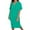 Green, variant on Dgankt Plus Size Dresses Women's Summer Dresses V Neck Short Sleeve Bathing Suit Coverups Summer Beach Cover Ups