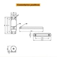 thumbnail image 2 of Automático de Barra Liviano Y de Alto Rendimiento para Apartamentos Individuales Macarena Cierrapuertas automático, 2 of 8
