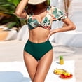thumbnail image 6 of High Waist Bikini Set Sexy Push Up Two Pieces Women Swimsuit, 6 of 7