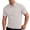 Beige, variant on Mens Polo Shirts Casual Business Short Sleeve Summer Tees Lapel Button Fashion Breathable Golf T Shirt (XL, Black)