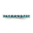 thumbnail image 4 of Blue Topaz Sterling Silver Ring, 4 of 8