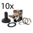 thumbnail image 3 of OZ-USA Wire Harness Kit 10x 2-Pin Toggle Switch 15A Heavy-Duty On/Off SPST 100ft. AWG #16 2-Wire 40x Male & Female Flat Spade Connectors 12V, 3 of 7