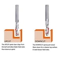 thumbnail image 3 of SpeTool 5PCS UP Cut Spiral Router Bits 1/4 Shank with 1/4 Inch Cutting Diameter ,1-1/4 Inch Cutting Length 3 Inch OVL,Tungsten Carbide CNC Upcut Rout, 3 of 9