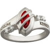 Freestyle, Sterling Silver Marquise Wrapped Birthstone Class Ring, Personalized, High School or College Graduation