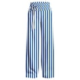 thumbnail image 5 of Costeam Womens Striped Wide Leg Pants Drawstring High Elastic Waist with Side Pockets Loose Fit Straight Leg Lightweight Soft Breathable Casual Long Trousers Comfy Relaxed Fit Bottoms, 5 of 6