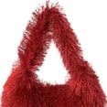thumbnail image 2 of Bolso Hobo esponjoso para mujer, Bolso de muñeca suaves y esponjosos, Bolso diario de invierno para niñas Y2K de piel sintética, 2 of 5