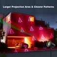 thumbnail image 3 of HLONK Projecteur de Noël 10 Motifs Lumières de Projection DEL avec Télécommande Spectacle d'Étoiles Rouges et Vertes pour l'Extérieur et l'Intérieur Fêtes de Noël, 3 of 9