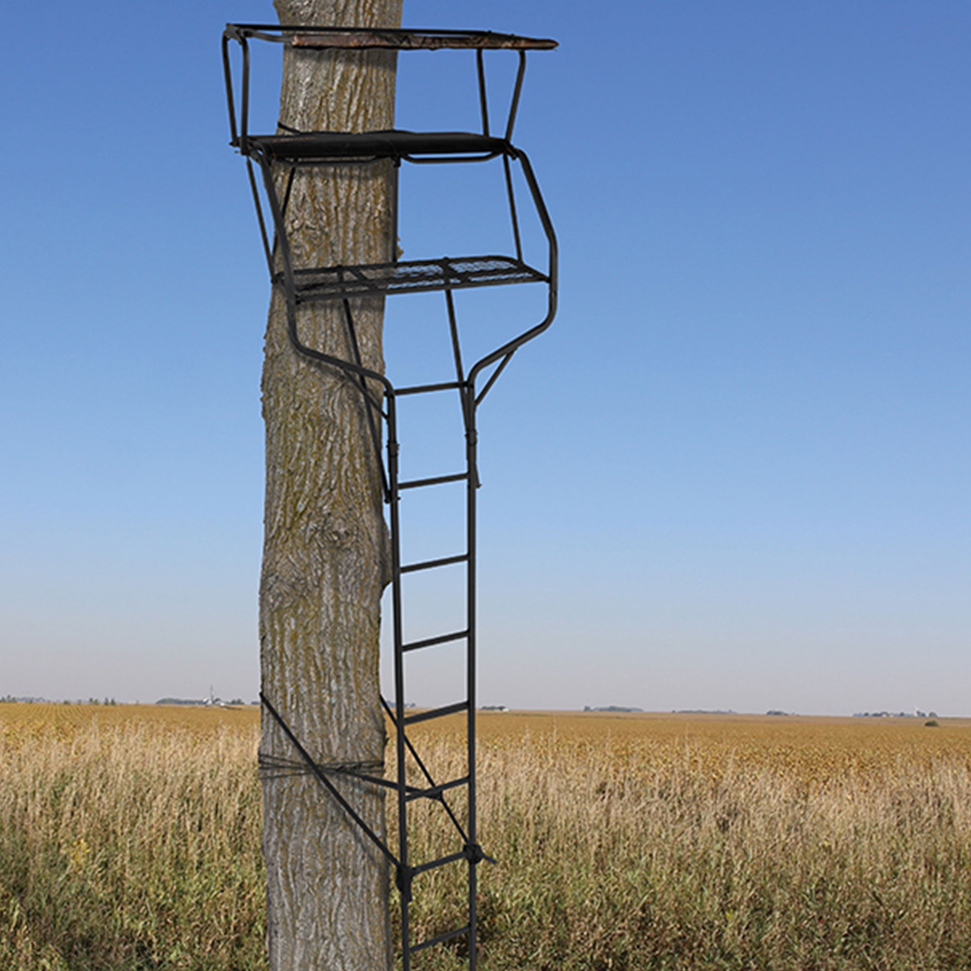 Big Game Treestands Guardian DXT Portable 2 Hunter Tree Ladder Stand, 18  Foot, 3 Pack - Walmart.com