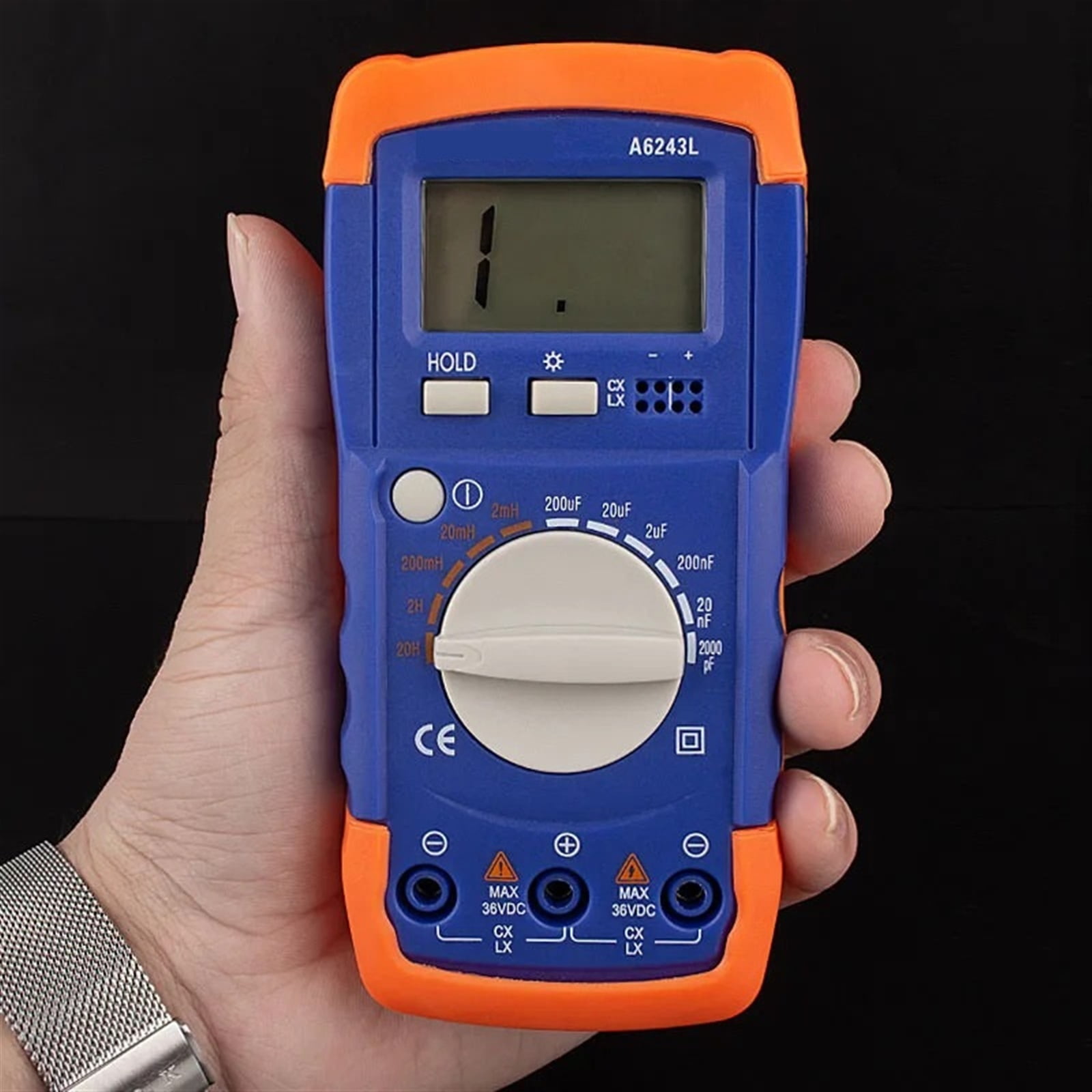A6243L Digital LC Meter Multimeter Professional Capacitor Tester Automotive Inductance Capacitance Meter Tester Analog ,High Accuracy