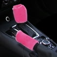 thumbnail image 2 of Juego de fundas para volante mullidas, 3 piezas Funda cálida para volante de invierno Funda par Carevas cubierta de rueda steeling, 2 of 5