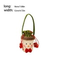 thumbnail image 4 of Ruiboury Xmas Tree Pendent Gift Holder Candy Bag Craftsmanship Compact Size DIY Prop Multipurpose Household Accessories Cute Kid Toy Snowman Shape, 4 of 6