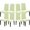 Green, variant on Dining Room Chair Covers Slipcovers Patterned Stretch Printed Parsons Dining Chair Cover Washable Removable Suitable Armless for Hotel Restaurant Ceremony Universal Size (4 Piece, red)