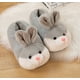 thumbnail image 4 of Pantuflas para Mujer Pantuflas de Invierno con Conejo, cómodas, Suaves, Ligeras, Antideslizantes, 39/40 EU, Pantuflas de Felpa, Zapatos de tacón de algodón con Revestimiento Antideslizante Rojo Verde, 4 of 5