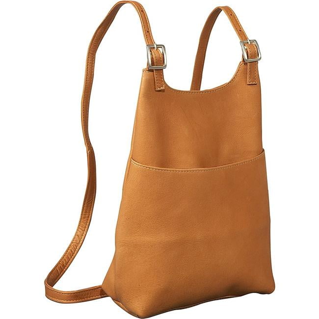 sling backpack purse leather