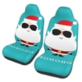 thumbnail image 2 of Haiem Cute Santa Claus Printed Car Seat Covers Set of 2, Universal Fit Car Seat Covers,Protective Seat Covers,Comfortable Car Seat Covers, Easy Installation Seat Covers, 2 of 9