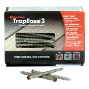 1 Pc, Fastenmaster Trapease 3 No. 10 X 2-1/2 In. L Madeira Torx Ttap Flat Head Composite Deck Screws 75 Pc