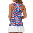 thumbnail image 5 of HUIACONG Star Stripe Sleeveless Golf Shirt, Soft Golf Sleeveless Tank for Hiking Sport, Breathable Stretchy Womens Golf Shirt, 5 of 7