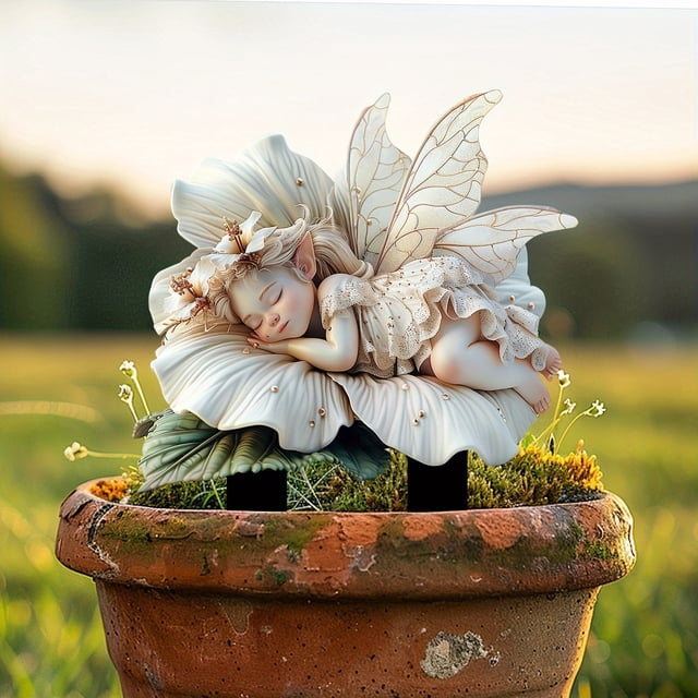 Maceta Bohemia para Flores de Hadas, Maceta Bohemia para Flores de Acrílico, Accesorios de Jardín para Su Hogar o Jardín