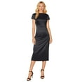 thumbnail image 1 of Robe Maxi Sans Manches à Col Bénitier pour Femmes, Dos Nu, Dos Ouvert en Soie, avec Ceinture, Robe de Soirée Élégante pour Invité de Mariage Ou Bal, 1 of 5