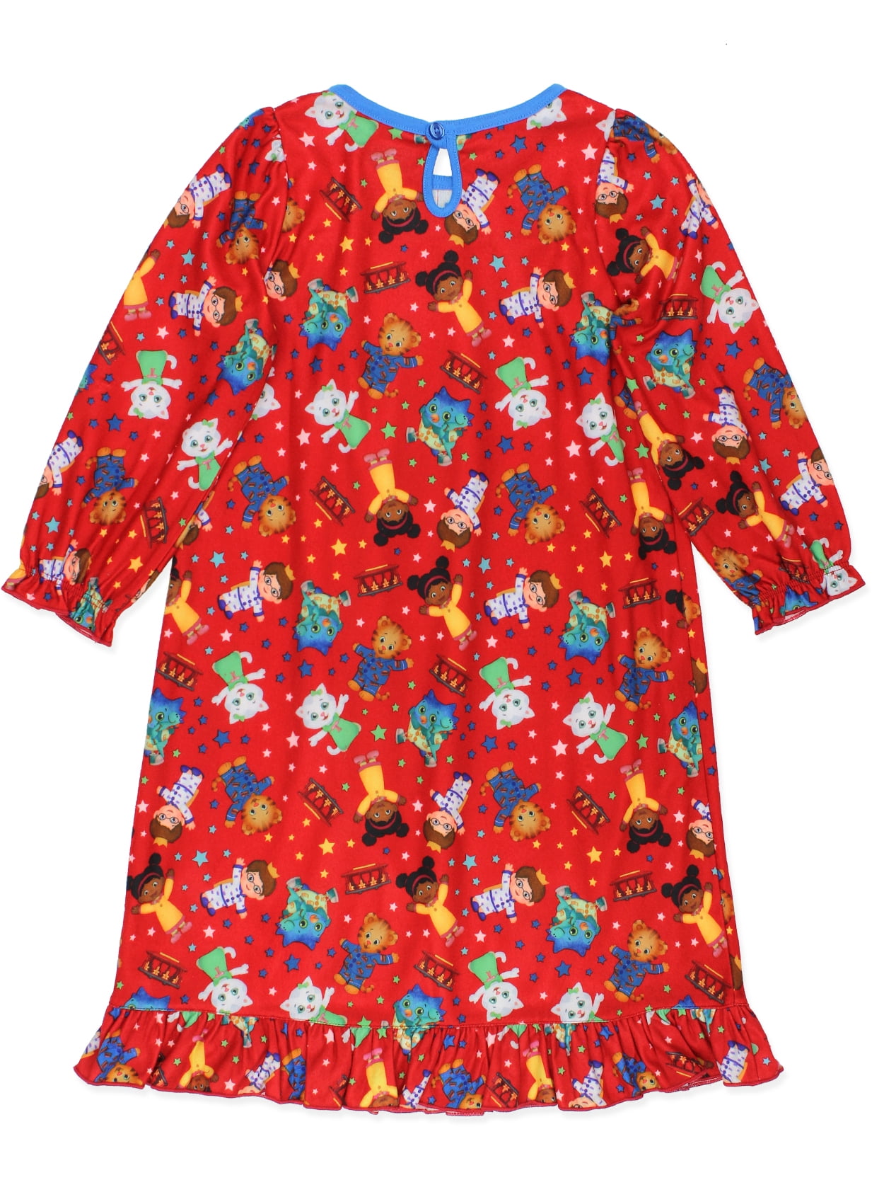 Daniel Tiger s Neighborhood Toddler Girls Granny Gown Nightgown K205004DA Walmart
