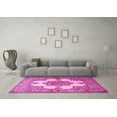 thumbnail image 3 of Ahgly Company Indoor Round Persian Pink Traditional Area Rugs, 6' Round, 3 of 4