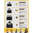 thumbnail image 3 of Conlun Cat Litter Mat - 23"x17" Honeycomb Double Layer, Urine Waterproof, and Easy to Clean, 3 of 9