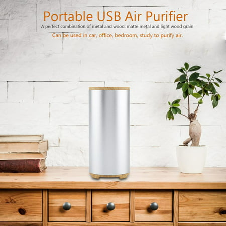 WALFRONT Portable USB Air Purifier Cleaner Room Office Desktop Ozone Deodorization Sterilization Device, Portable Air Purifier,Air