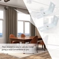 thumbnail image 4 of 4 Pcs Supports de Stores Verticaux en Forme de L pour Rideaux, 4 of 4