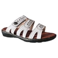 thumbnail image 2 of AXXD White Beach Sandals for Woman Flat Summer Orthopedic Mothers Day, 2 of 4
